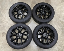 2022-2026 Jeep Compass 18" Factory Wheels Rims Tires Set Gloss Black 68463589AA