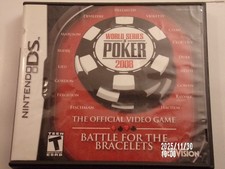 World Series Poker 2008 - Nintendo DS / Case ONLY / No Game / Authentic USA Ver.