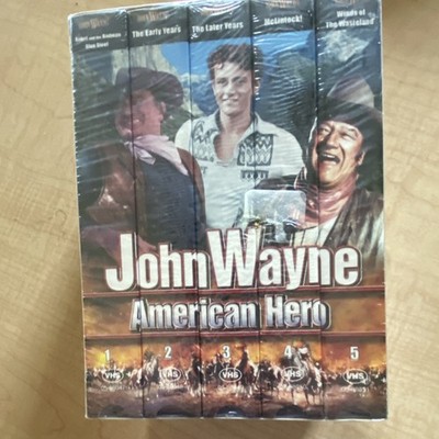 John Wayne American Hero Collector's Edition VHS Box Set GoodTimes Home Video