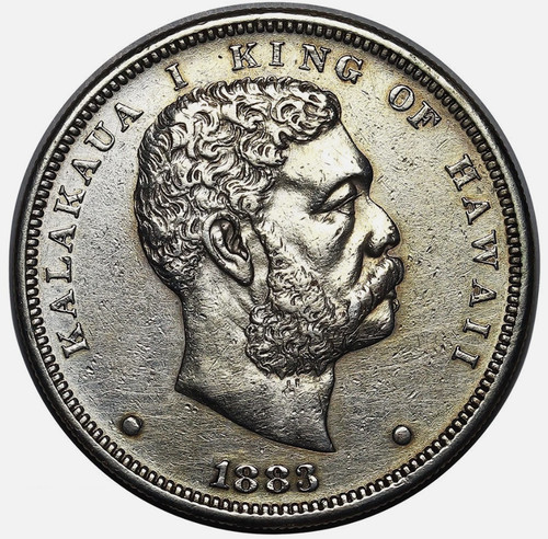 1883 Kingdom of Hawaii Commemorative Dollar Coin Scarce