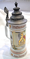 Baden Badner Krug Baden-Lied Rastal Limitiert Badnerland Bierkrug Humpen Zinndec