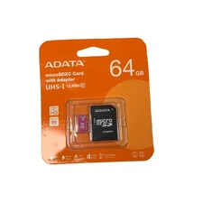 ADATA Premier micro SDHC/SDXC UHS-I U1 Class Memory Card with Adapter 64GB UHS-I