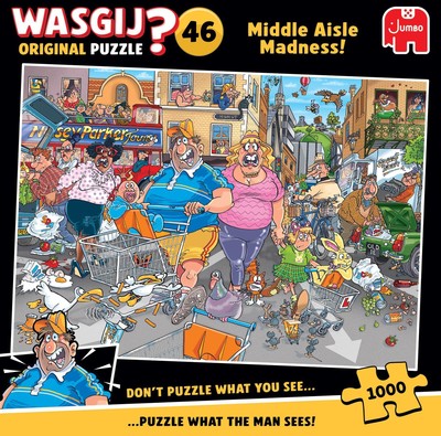 Wasgij Original 46 - Parkplatz-Wahnsinn - Puzzle 1000 Teile | Deutsch | Spiel