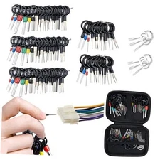 Terminal Removal Tool Kit, Depinning Tool Electrical Pin Removal Tool, 82 PCS