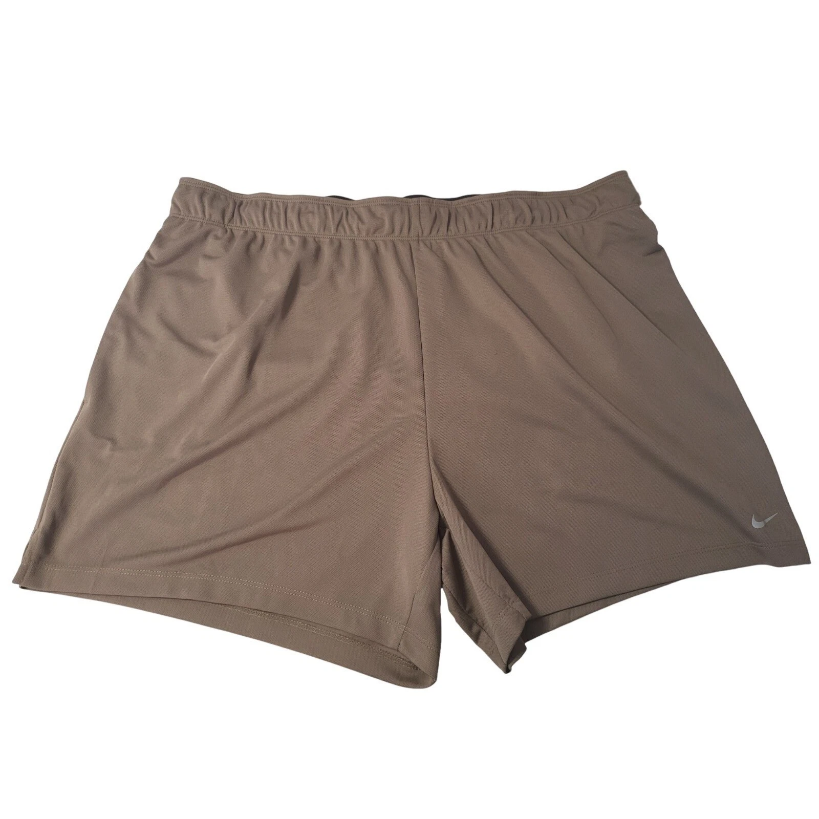 Nike Dri-Fit Womens Training Shorts Brown XXL New With Tags DX6024-233