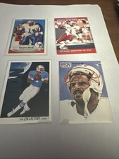 Warren Moon 4 Card Lot Vikings NFL HOF QB Football Cards