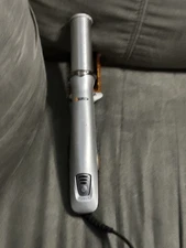 InStyler Original Rotating Hot Iron 1 1/4" Barrel - Silver IS1001 Tested Working