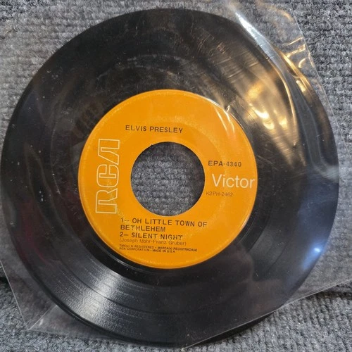 ELVIS PRESLEY - CHRISTMAS WITH ELVIS - 45 EPA-4340 vinyl