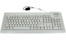 Seal Shield SSWKSV208UK Waterproof Keyboard USB 105 Keys White