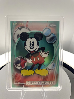 Topps Chrome Disney Mickey Mouse #50 093/199 Non-Sport Trading Card 2026