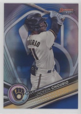 2022 Bowman's Best Top Prospects Blue Refractor /150 Jackson Chourio #TP-19 0y0n
