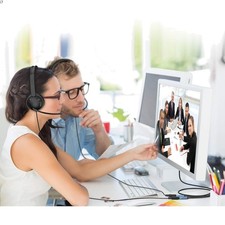 3.5mm TRRS Headset Splitter - Dual Female Adapter for Audio Sharing