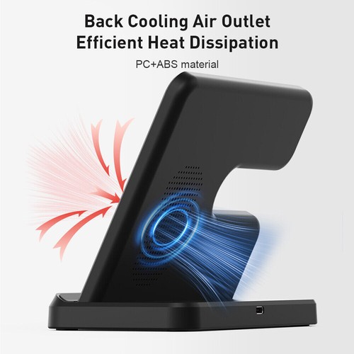Station de Charge Chargeur Sans Fil 3 en 1 Dock pour Samsung Galaxy S22 Ultra Neuf - Photo 7 sur 12