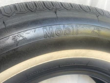 NOS Vintage Mobil Oil Pegasus Steel belted Radial Whitewall Car Automobile Tire