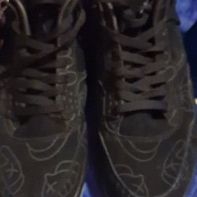 Jordan Air Jordan 4 Retro x KAWS Black Men s Sneaker 2017 930155-001