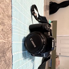 Canon EOS 5D Camera with 50mm, 18-55mm Lenses and Batteries