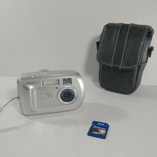 Kodak CX7300 3.2MP Digital Camera Silver With SD Card And Case - TESTED