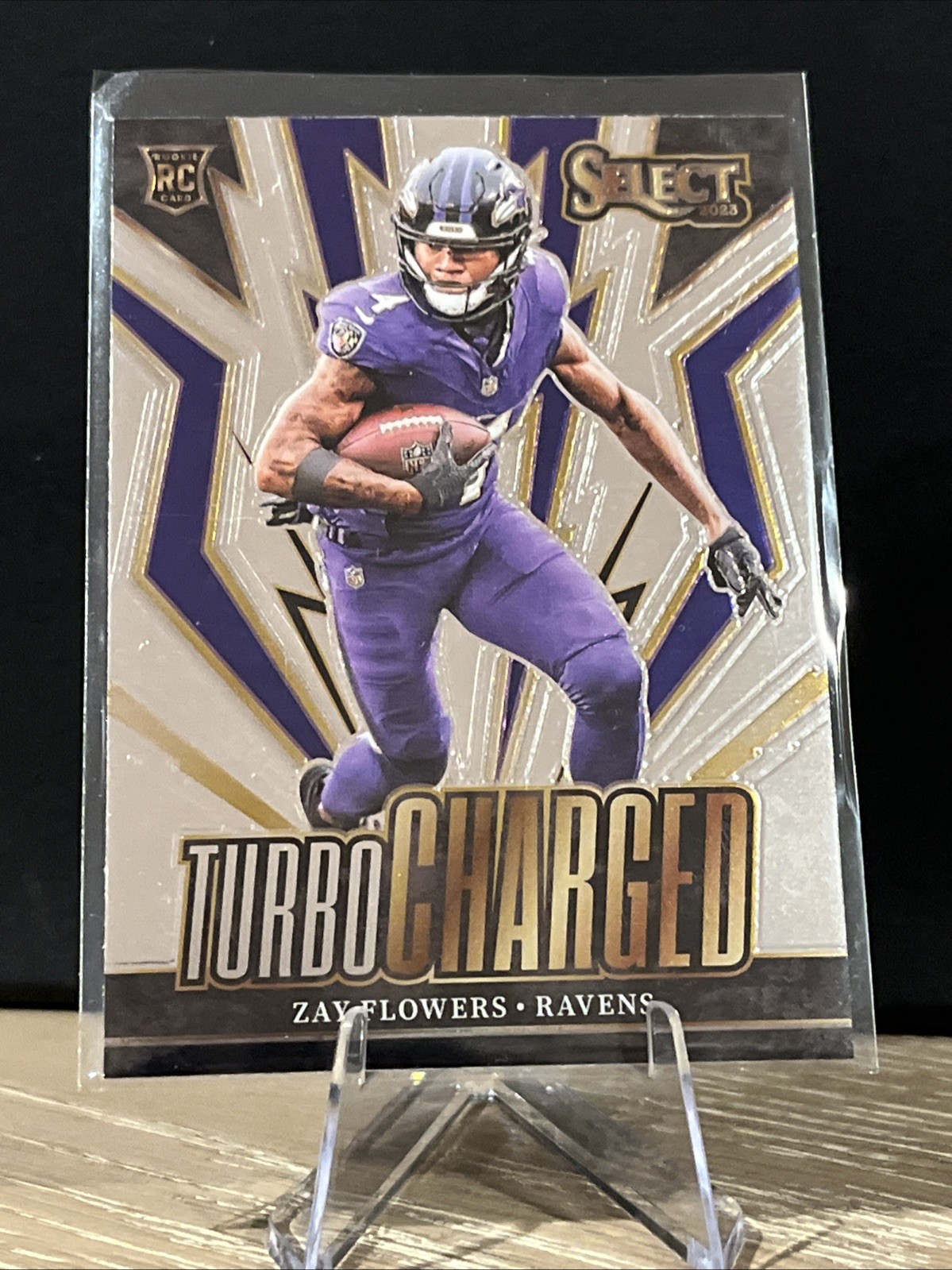 2023 Panini Select Turbocharged Zay Flowers #TUR-ZFL (RC)
