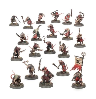 20x Skaven Clanrats - Warhammer Age of Sigmar - Brand New on Sprue - Imagen 1 de 3