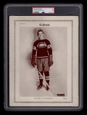 PSA 1 WILDOR LaROCHELLE 1927 La Patrie Hockey Card #7 THE ONLY ONE EVER GRADED