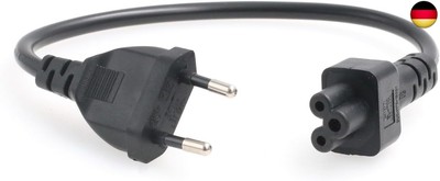 HangTon Netzkabel Eurostecker CEE7/16 zu IEC320 C5 Mickey Mouse für Laptop 