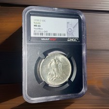 1938 D Texas Commemorative Half Dollar NGC MS66 VAULTBOX 8711911-049