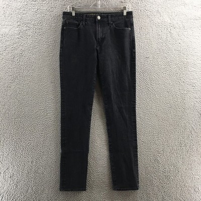 American Eagle Outfitters Skinny Jeans Mens 30x34 Black Denim Cotton Blend Zip