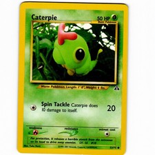Caterpie Unlimited Common Neo Discovery 53/75 LP on eBay