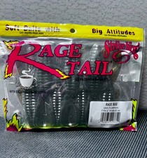 Strike King Rage Bug 4" (7 Pk) Green Pumpkin Fishing Lures