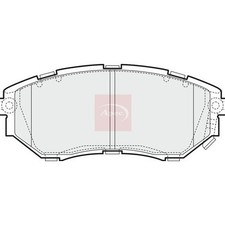 APEC Bremsbeläge Vorne Für SUBARU LEVORG 2015 R90 (R90) PAD1455