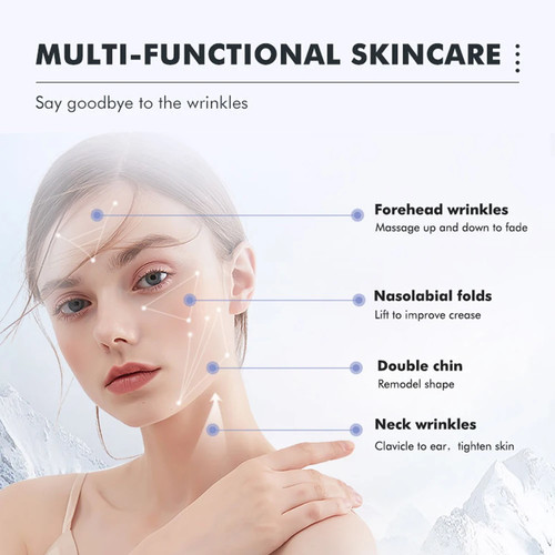Ice Compress Neck Face Lifting Beauty Vibration Facial Firming Massage Skin Care - Picture 18 of 23