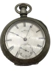 Antique 1883 Waltham 18s 7j Steel Pocket Watch Grade 1