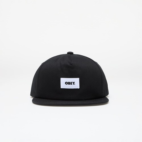 OBEY Bold Label Original Tag Strapback Black One Size New With Tags USA Seller
