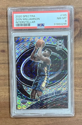 Zion Williamson 2020 Spectra Interstellar #165 PSA 8 27/49