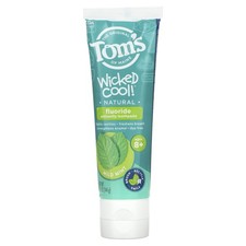 Wicked Cool , Natural Fluoride Anticavity Toothpaste, Ages 8 , Mild Mint , 5.1