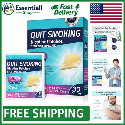 Gentle Step 2 Quit Patches - 30 Count, 14mg Over 24 Hours for Effective Support