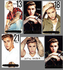 JUSTIN BIEBER BIRTHDAY CARD for Age 13 16 18 21 or Open 13th 16th 18th 21st