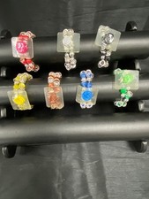 Gum Drop Beaded Floral Wrist Corsage, 7 Colors Available