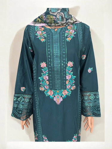 Traditionelle pakistanische Salwar Kameez, Kulturkleidung für Damen, 276 - Bild 5 von 9