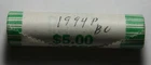 1994-P Bank Wrapped Shotgun Roll of 50 Uncirculated Roosevelt Dimes