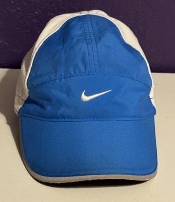 Vintage Nike Tailwind Hat Blue White 7 Panel Dri Fit 2 Tone AW84 Rare
