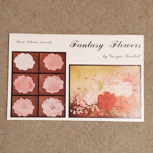 Fantasy Flowers Oil Painting Tutorial booklets Georgia Bartlett Set of 3 - Picture 2 of 4