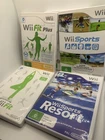 Wii Sports Wii Fit Plus Wii Play Wii Resorts Nintendo Wii | 4x Games | TESTED