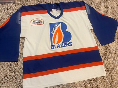 Kamloops Blazers Western Hockey League Ccm 1994 WHL White Vintage