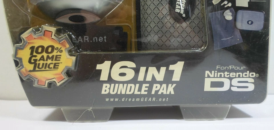 NINTENDO DS NDS DREAM GEAR 16 in 1 BIG DEAL BUNDLE PACK ACCESSORIES MISP SEALED - Image 4 of 4