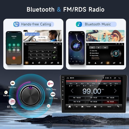 Android 14 Carplay Car Stereo Radio GPS FM BT 4G+64G For Honda Element 2003-2006 - Picture 10 of 17