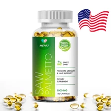 1000mg Saw Palmetto Extract Prostate Supplement Urinary Men Health 120 Capsules