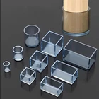 Rubber Floor Protectors Chair Leg Caps Pads Furniture Feet Non-Slip Covers