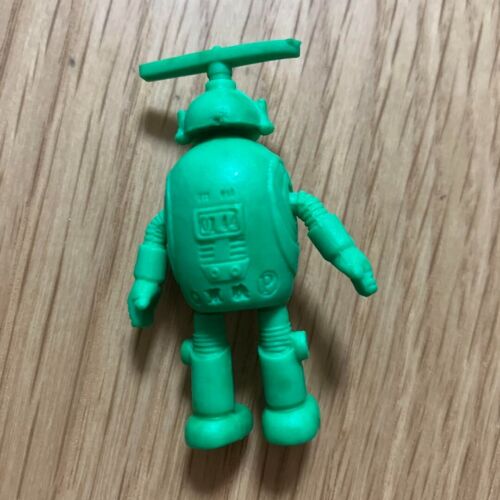 Keshi Rare Vintage Mini Rubber Figure Gomu Eraser Robot 8-chan Used Japan - Afbeelding 1 van 4