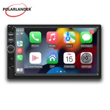 2 Din Camera CarPlay Android Auto 7" Mirror Link Touchscreen FM Car Radio Stereo